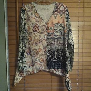 Ladies silky like top XL